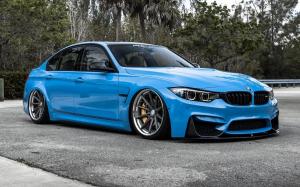 BMW M3 Sedan X Work on Vossen Wheels (VWS-1) 2018 года